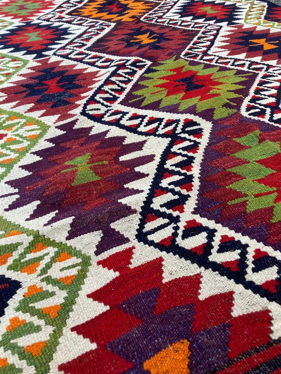 Kilim Galerie. Beydaglari - Turquie. Circa 1940. 360 X 125 Cm-photo-4