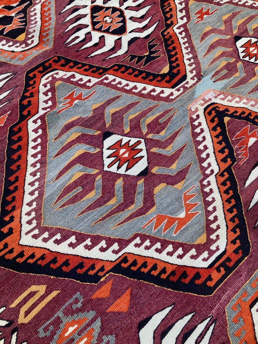 Anatolian Kilim Mut. Circa 1930. 337 X 150 Cm-photo-1