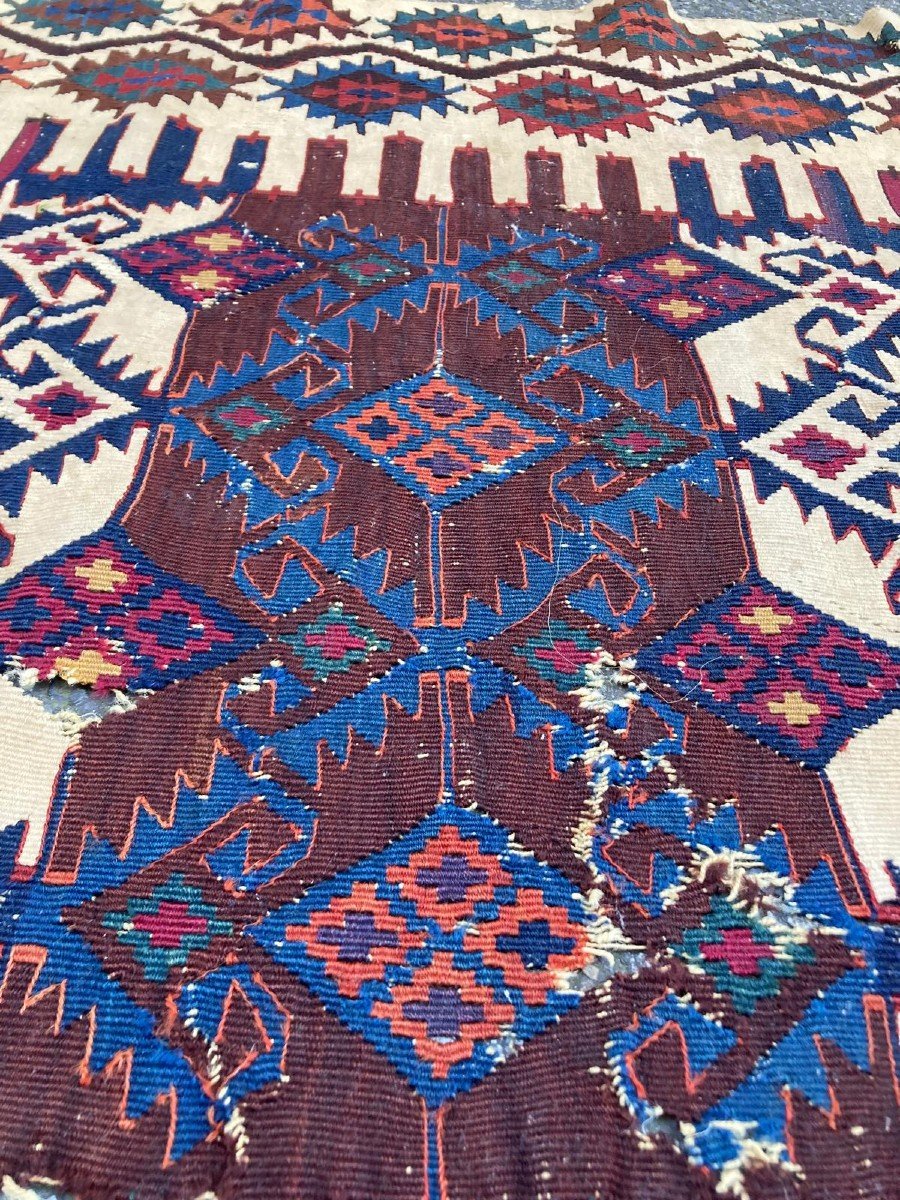 Galerie Kilim Malatya. Circa 1850.  330 X 78 Cm-photo-2