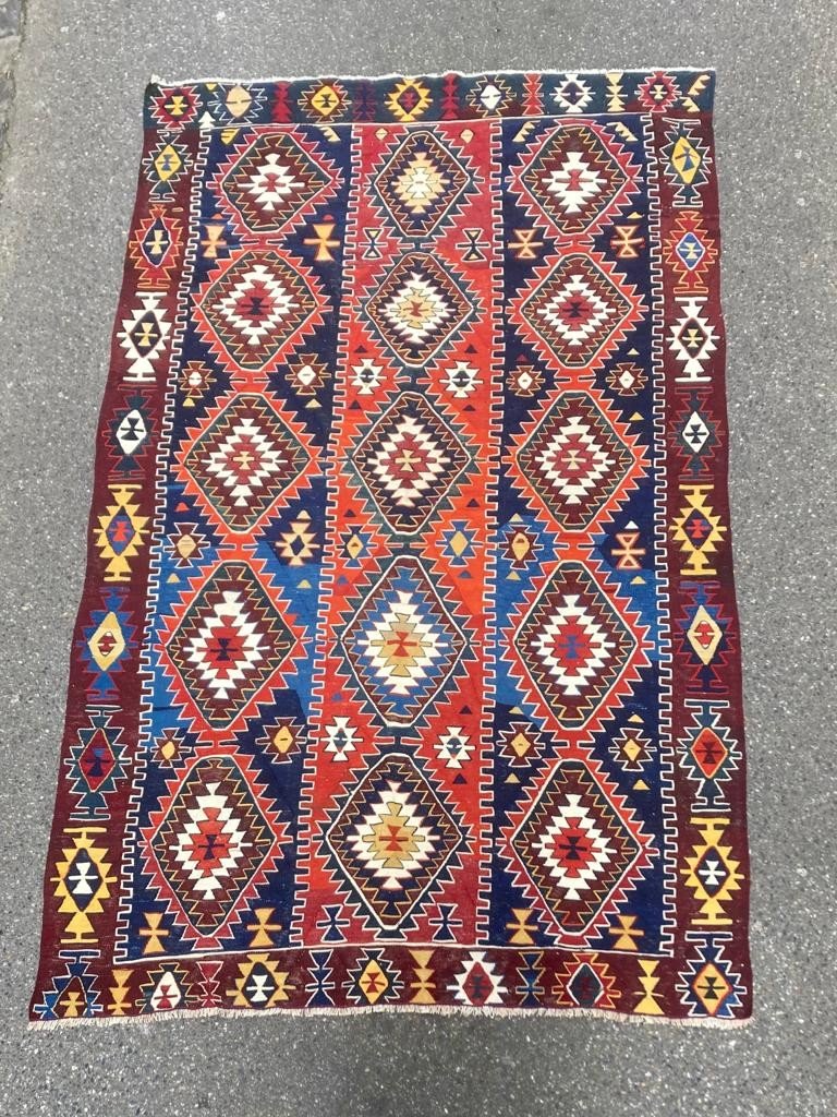 Kilim Anatolien. Circa 1970. 295 X 175 Cm