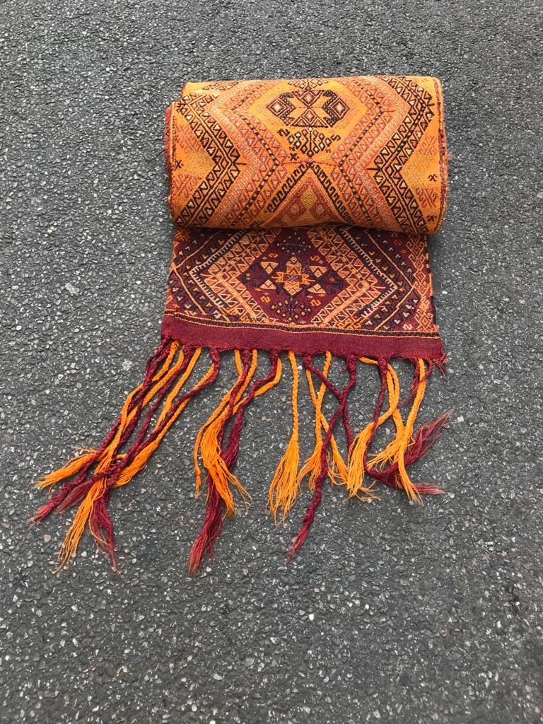 Kilim Brodé Sivas - Anatolie. Circa 1930. 520 X 130 Cm-photo-3