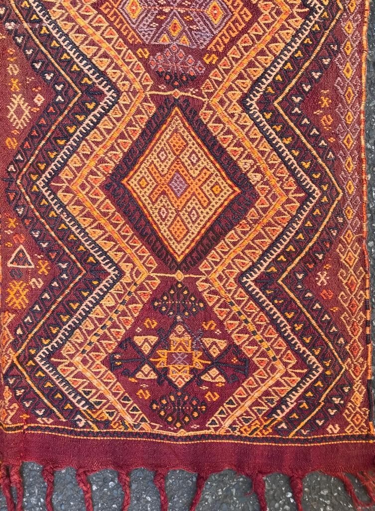 Kilim Brodé Sivas - Anatolie. Circa 1930. 520 X 130 Cm-photo-4