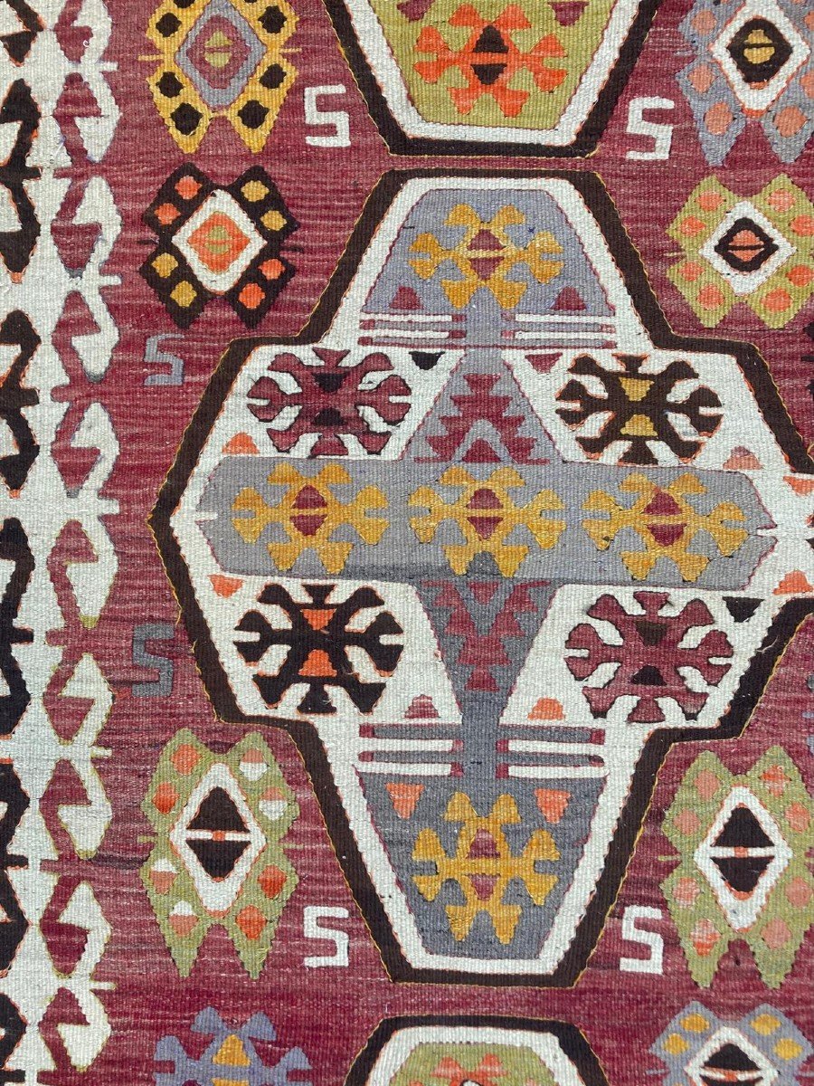 Kilim Mut - Anatolia. Circa 1930. 313 X 165 Cm-photo-3