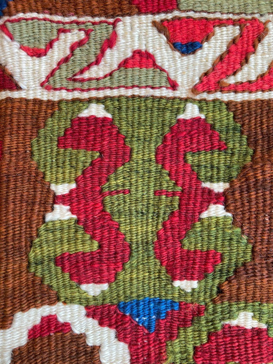 Kilim Fethiye - Anatolie. Circa 1920. 128 X 126 Cm-photo-2