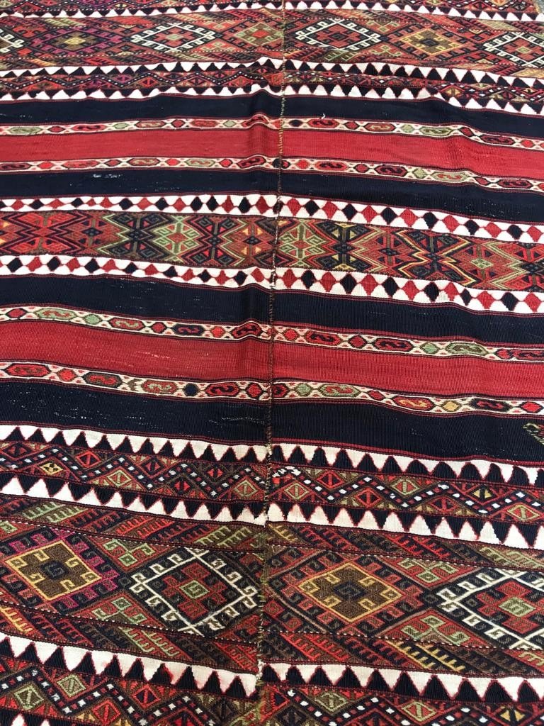 Kilim Malatya - Anatolia. Circa 1850/1870. 355 X 160 Cm-photo-2