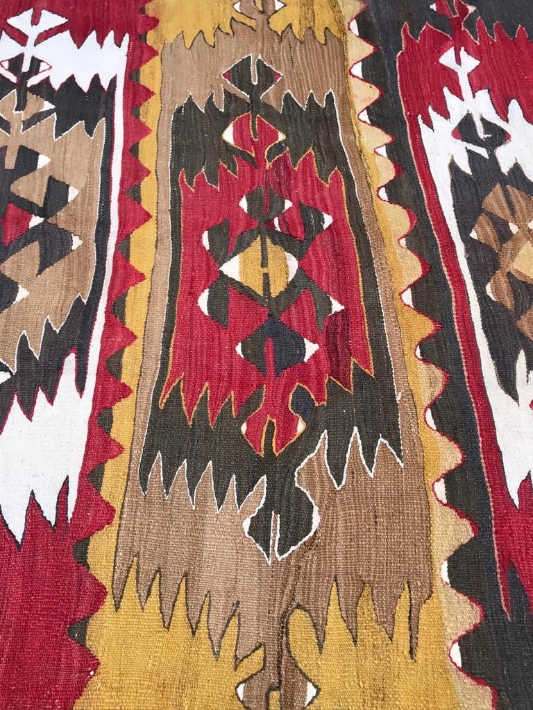 Kilim Afyon -  Anatolie. Circa 1950.  335 X 133 Cm-photo-2