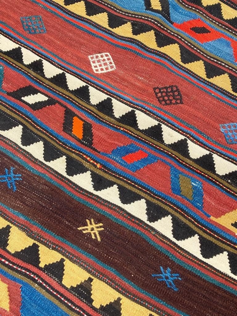 Kilim Gallery Azerbaijan - Caucasus. Circa 1920. 300 X 98 Cm-photo-5