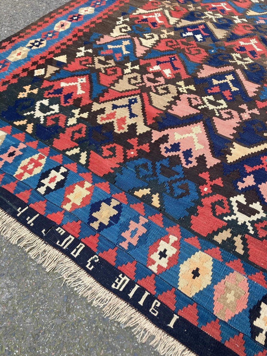 Kilim Karabag - Armenia. Dated 1911. 270 X 175 Cm-photo-2