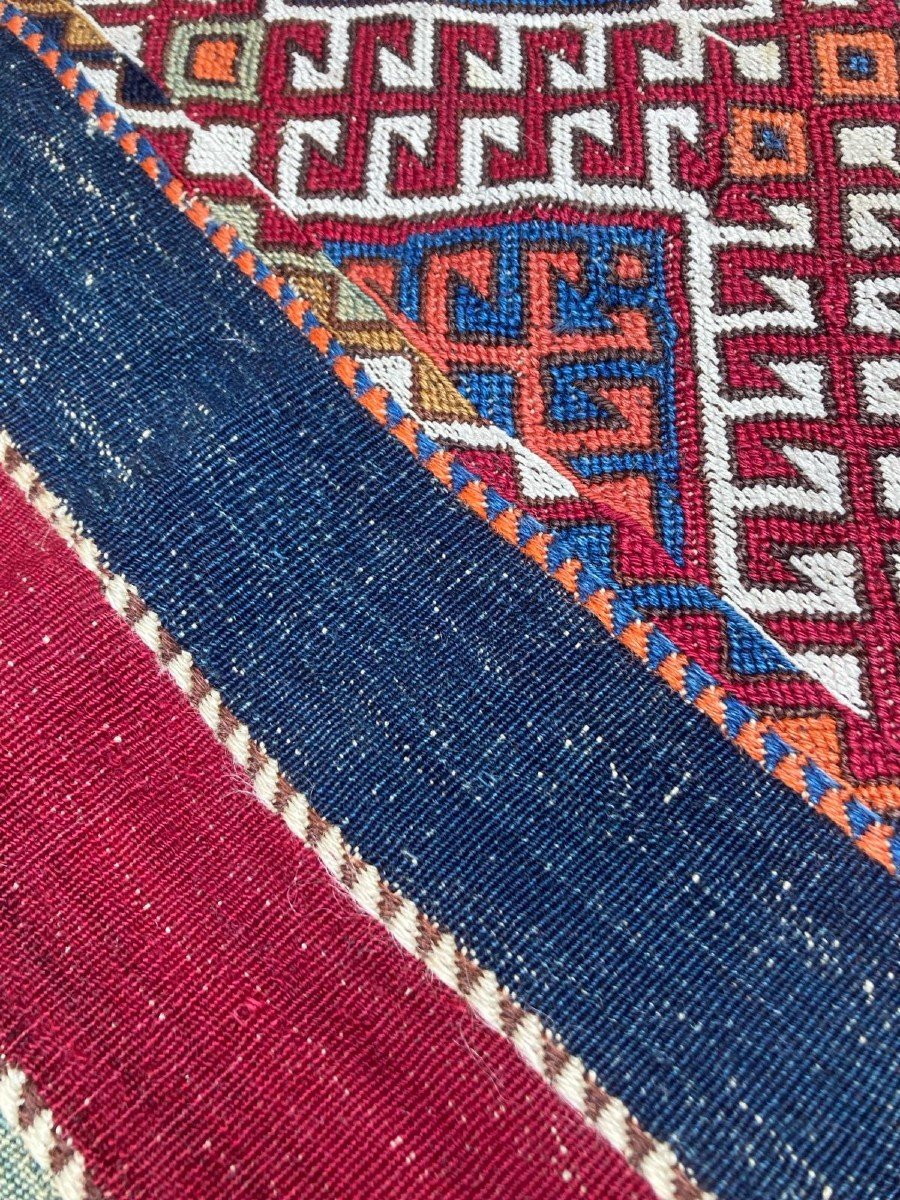 Kilim Cuval. Gaziantep - Anatolie. Circa 1880. 130 X 108 Cm-photo-2