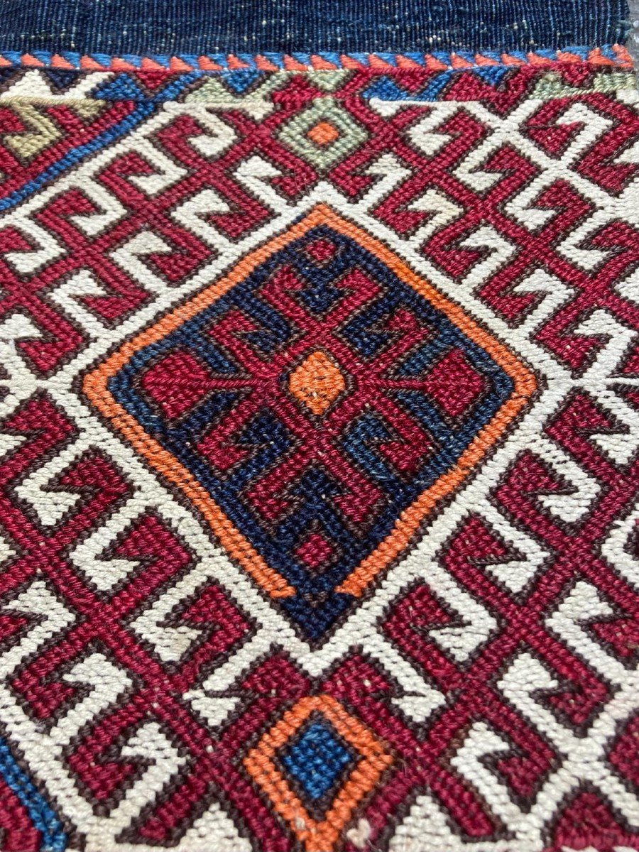 Kilim Cuval. Gaziantep - Anatolie. Circa 1880. 130 X 108 Cm-photo-3