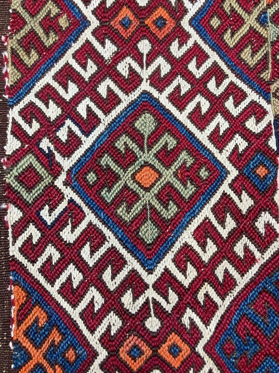 Kilim Cuval. Gaziantep - Anatolie. Circa 1880. 130 X 108 Cm-photo-1