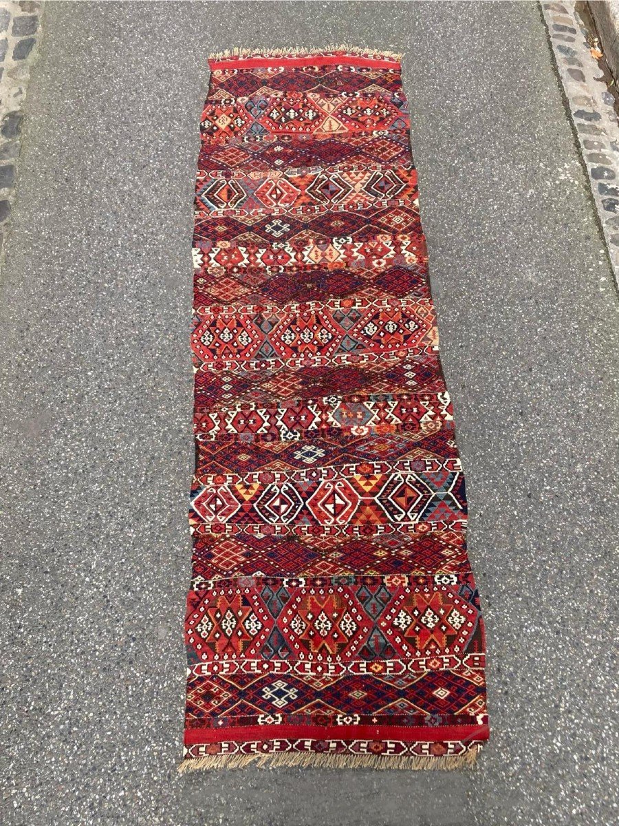 Kilim Adiyaman Gallery - Anatolia. Circa 1880. 325 X 100 Cm-photo-4