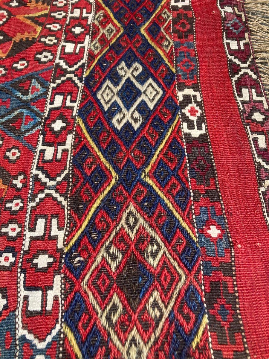 Kilim Adiyaman Gallery - Anatolia. Circa 1880. 325 X 100 Cm-photo-2