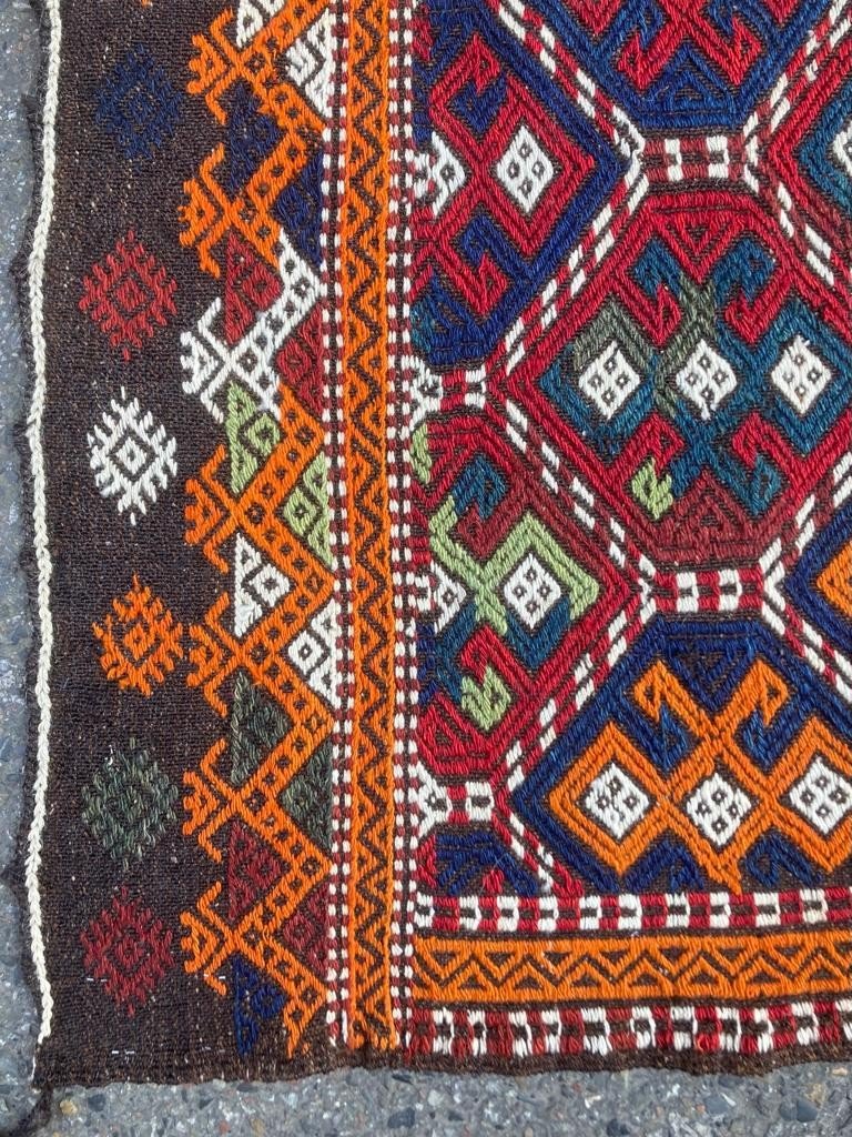 Kilim / Cicim Mut Anatolie. Circa 1930.  200 X 137 Cm-photo-1