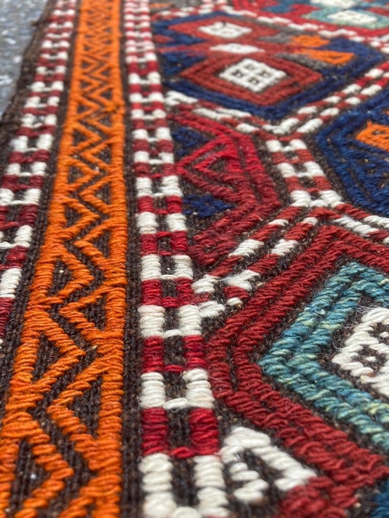 Kilim / Cicim Mut Anatolie. Circa 1930.  200 X 137 Cm-photo-2