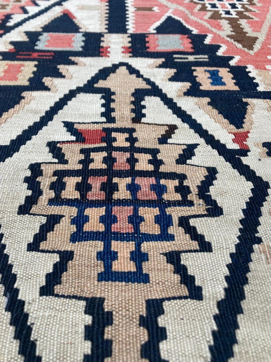 Kilim Kuba - Azerbaijan. Circa 1900. 305 X 175 Cm-photo-2