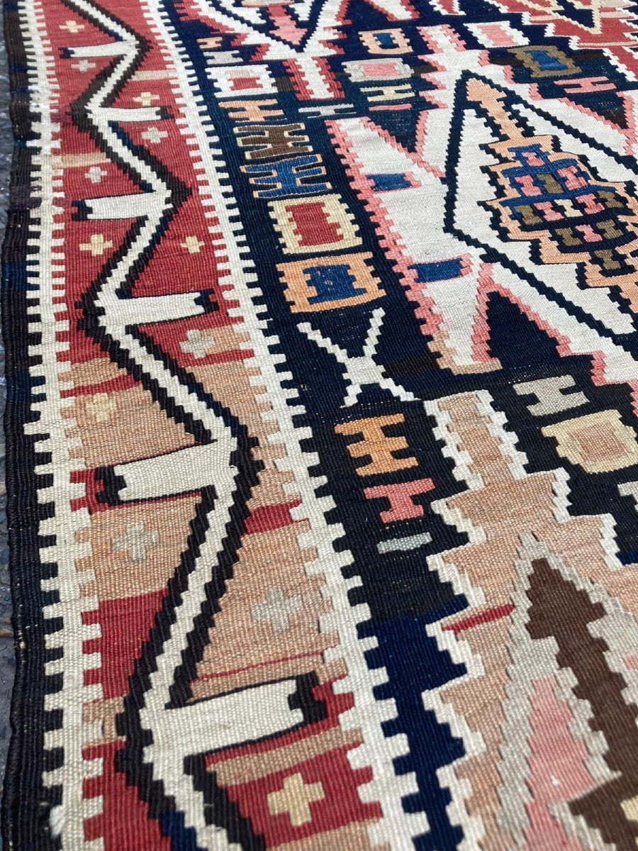 Kilim Kuba - Azerbaijan. Circa 1900. 305 X 175 Cm-photo-1