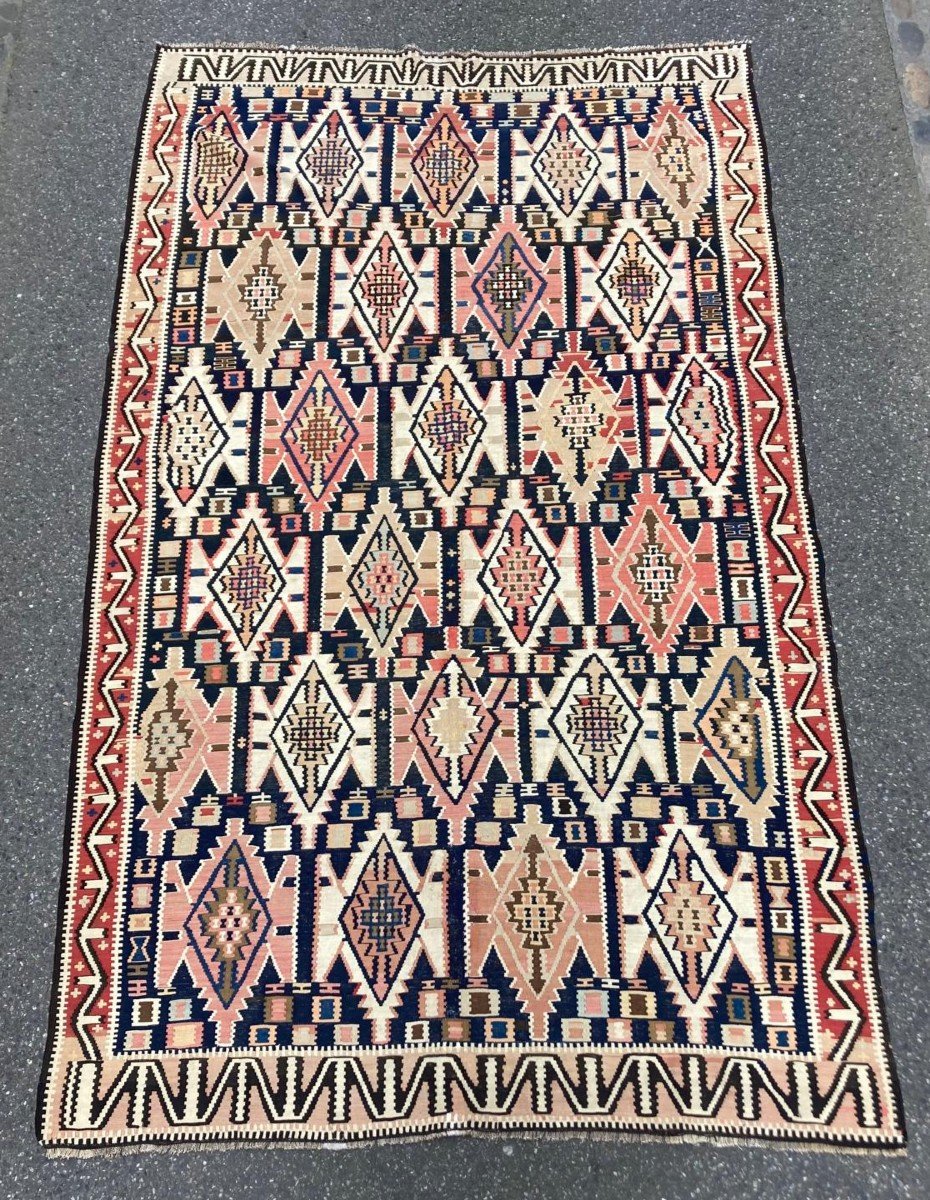 Kilim Kuba - Azerbaijan. Circa 1900. 305 X 175 Cm