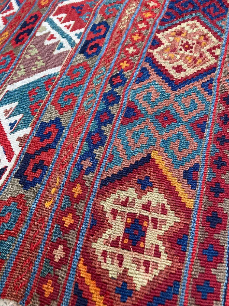 Kilim Malatya - Anatolie. Circa 1880.  333 X 200 Cm-photo-3