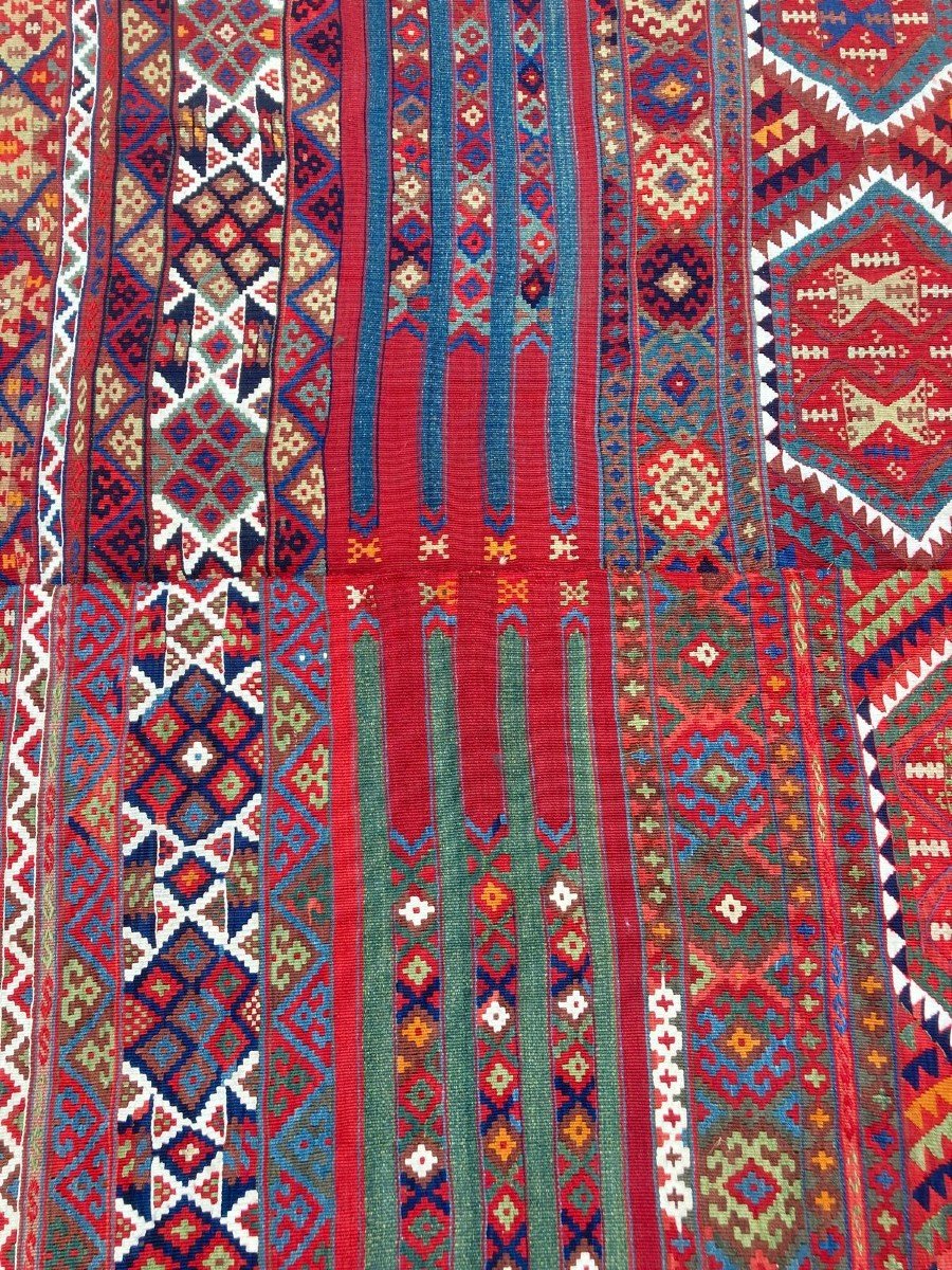 Kilim Malatya - Anatolie. Circa 1880.  333 X 200 Cm-photo-2