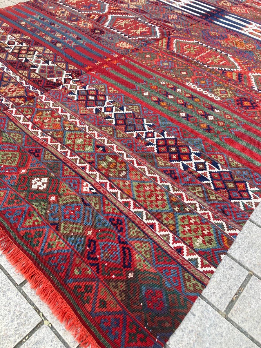 Kilim Malatya - Anatolie. Circa 1880.  333 X 200 Cm-photo-3