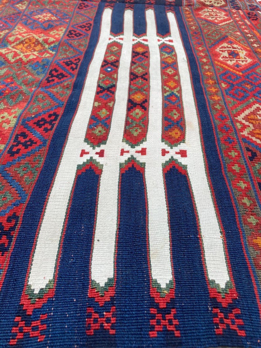 Kilim Malatya - Anatolie. Circa 1880.  333 X 200 Cm-photo-4