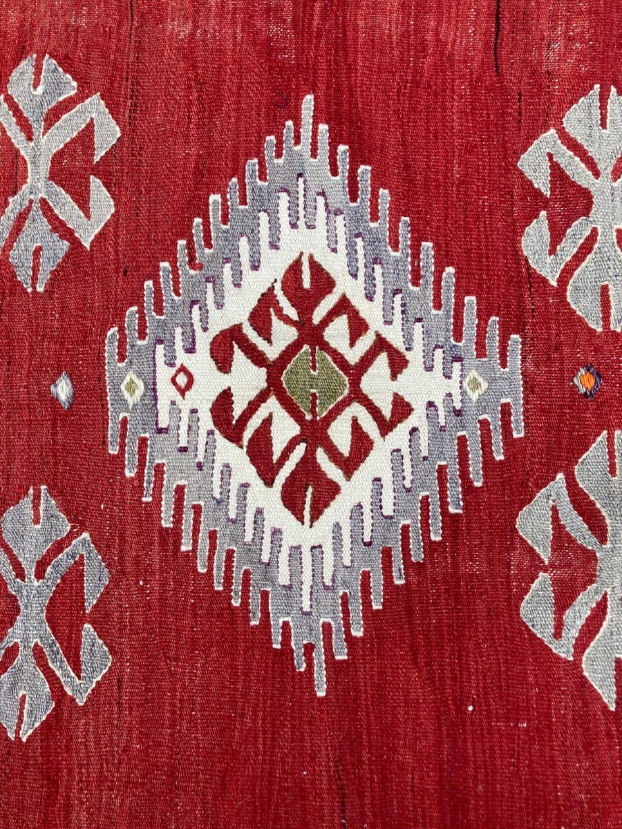 Kilim Afyon Daskiri - Anatolie. Circa 1950.  240 X 150 Cm-photo-3