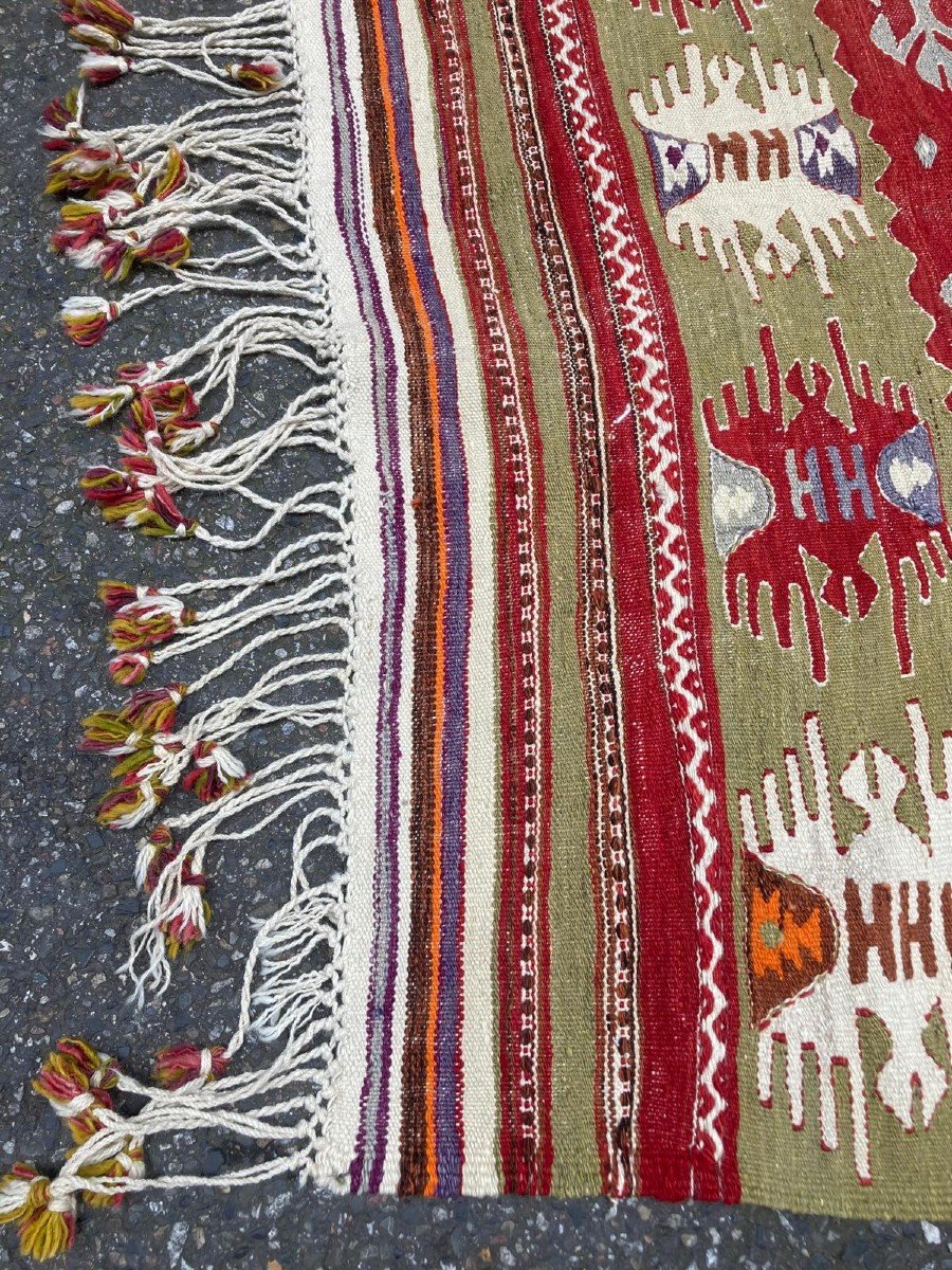 Kilim Afyon Daskiri - Anatolie. Circa 1950.  240 X 150 Cm-photo-1