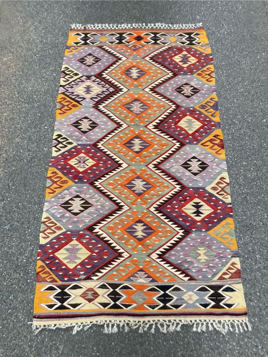 Kilim Antalya - Anatolia. Circa 1970. 240 X 130 Cm