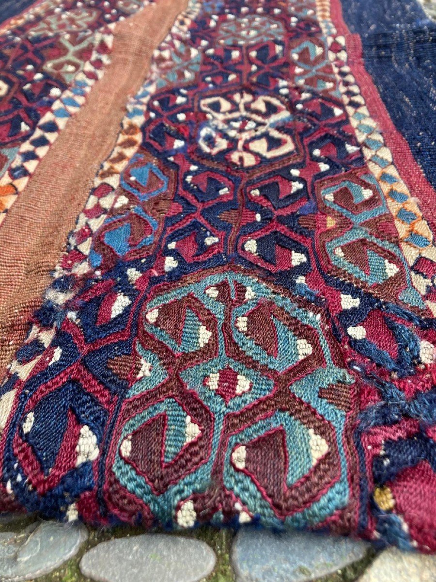 Kilim Cuval - Malatya / Anatolia. Circa 1880. 90 X 62 Cm-photo-3