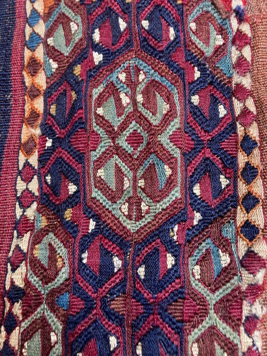 Kilim Cuval - Malatya / Anatolia. Circa 1880. 90 X 62 Cm-photo-4