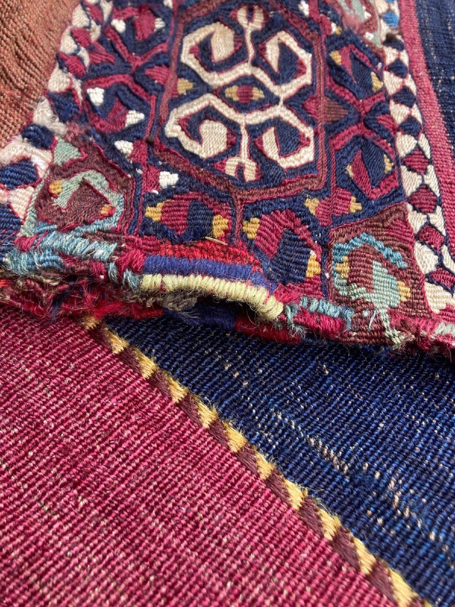 Kilim Cuval - Malatya / Anatolia. Circa 1880. 90 X 62 Cm-photo-8