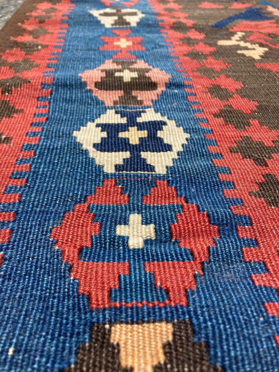 Kilim Karabagh - Caucase. Daté 1911.  270 X 175 Cm-photo-5