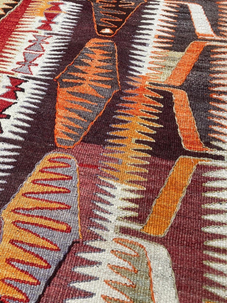 Kilim Mut - Anatolia. Circa 1920. 275 X 125 Cm-photo-3