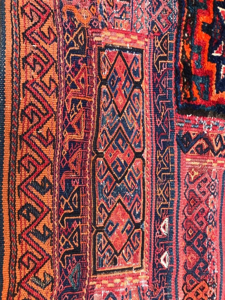 Bathiyari / Persian Kilim Rug. Circa 1900. 215 X 83 Cm-photo-6