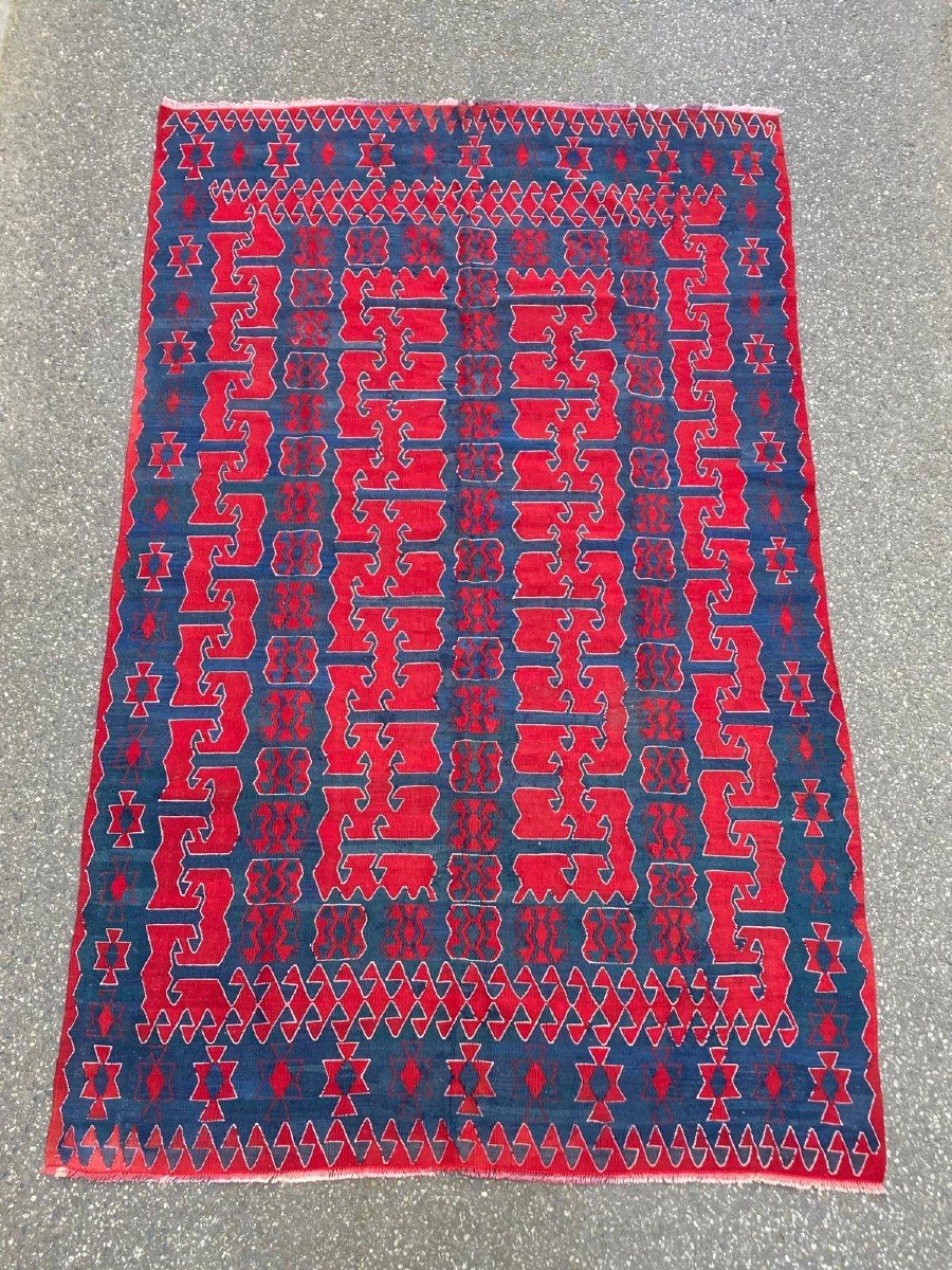 Kilim Bergama - Anatolie. Circa 1950.  275 X 164 Cm-photo-1