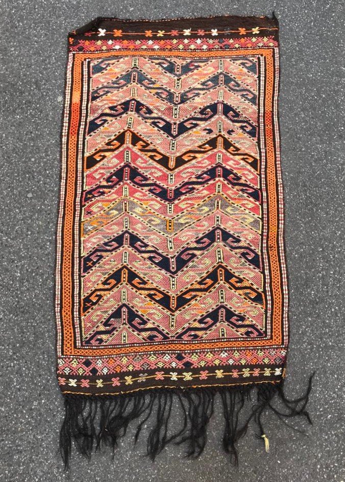 Kilim / Cicim Mut - Anatolia. Circa 1920. 212 X 113 Cm