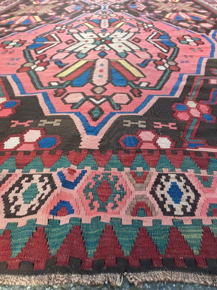 Kilim Karabag - Armenia. Circa 1880. 425 X 220 Cm-photo-2