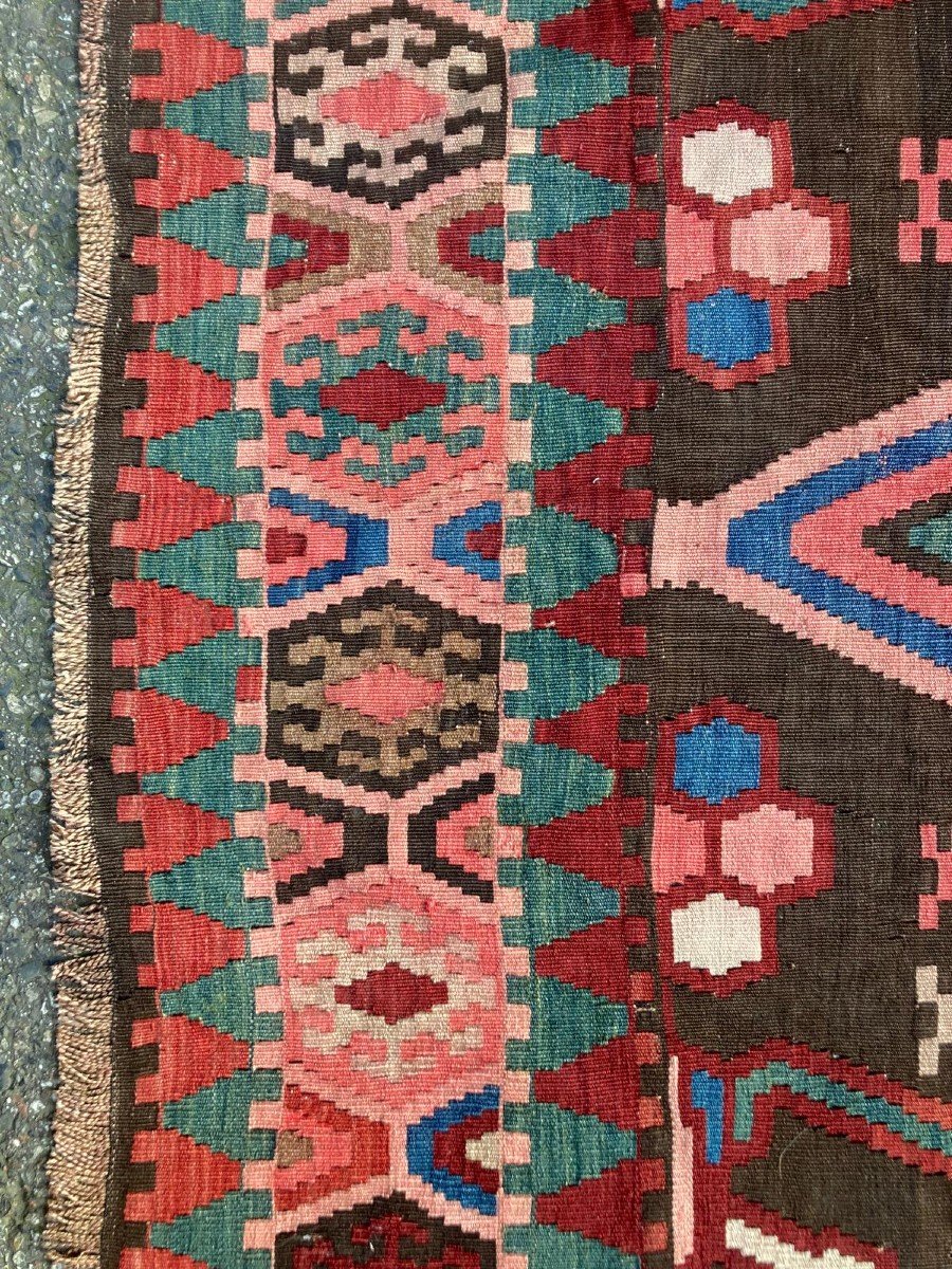 Kilim Karabag - Armenia. Circa 1880. 425 X 220 Cm-photo-4