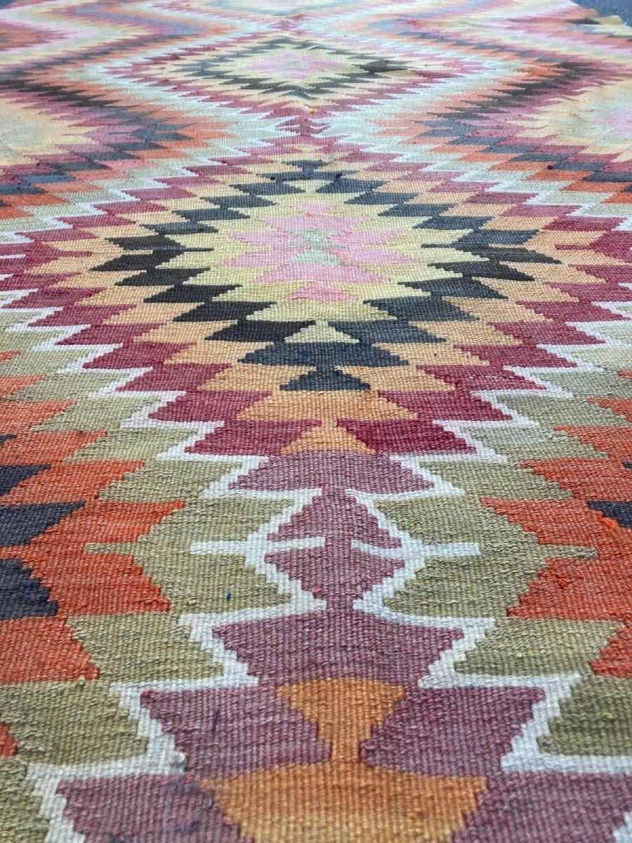 Kilim Denizli - Anatolie. Circa 1970. 295 X 180 Cm-photo-2