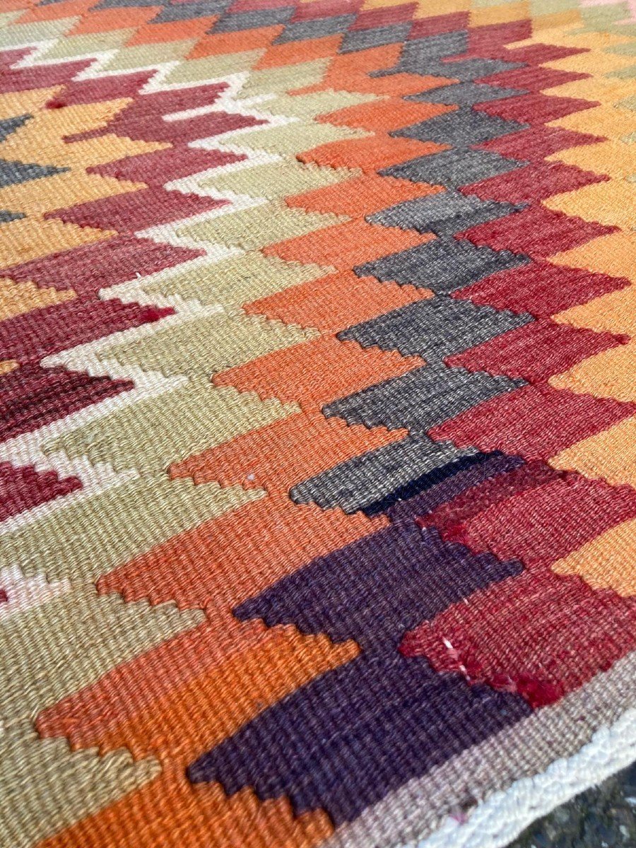 Kilim Denizli - Anatolie. Circa 1970. 295 X 180 Cm-photo-3