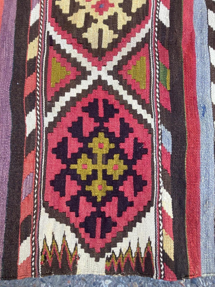 Kilim Shirvan - Caucasus. Circa 1920. 325 X 162 Cm-photo-2