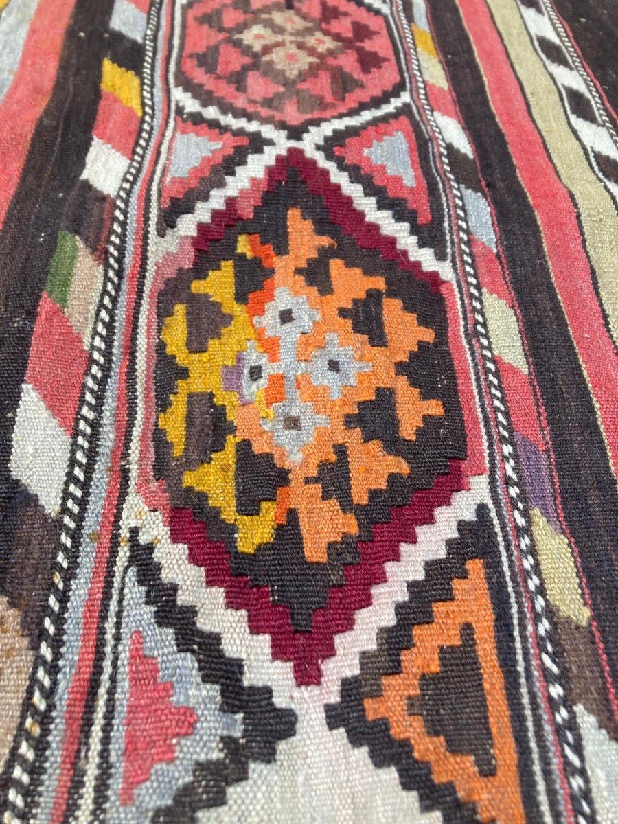 Kilim Shirvan - Caucasus. Circa 1920. 325 X 162 Cm-photo-2