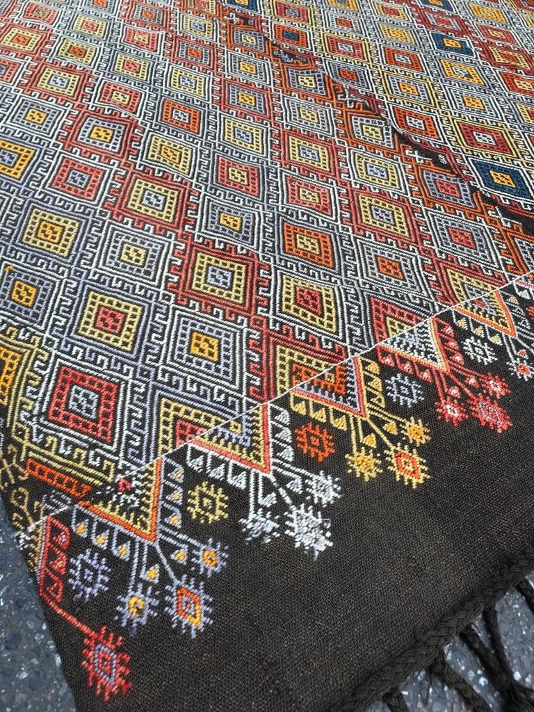 Kilim / Cicim Karapinar - Anatolia. Circa 1920. 250 X 160 Cm-photo-3