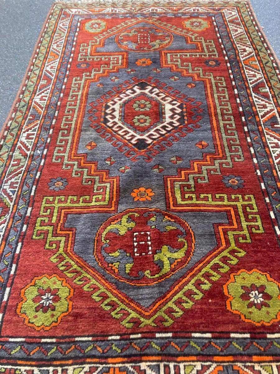 Kazakh Rug. Circa 1930. 255 X 150 Cm-photo-2