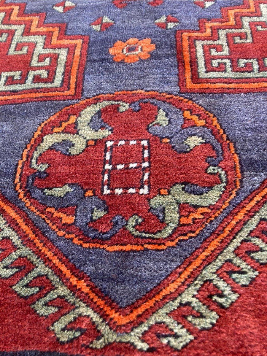 Kazakh Rug. Circa 1930. 255 X 150 Cm-photo-2