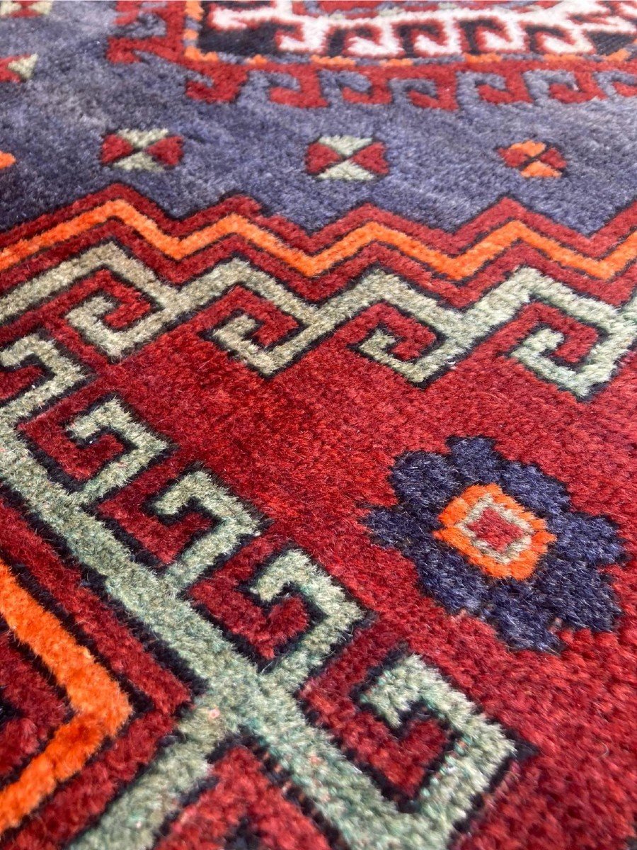 Kazakh Rug. Circa 1930. 255 X 150 Cm-photo-3