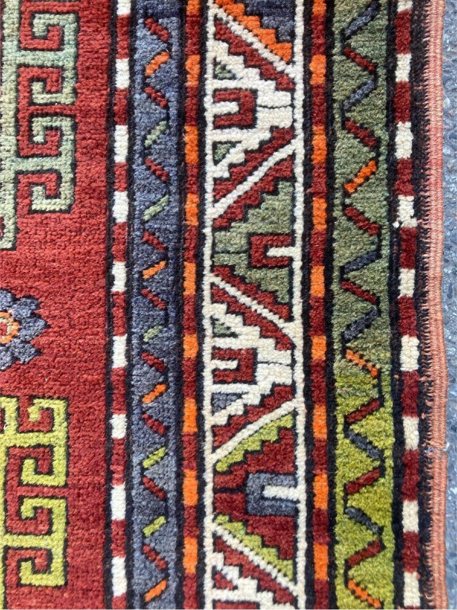 Kazakh Rug. Circa 1930. 255 X 150 Cm-photo-5