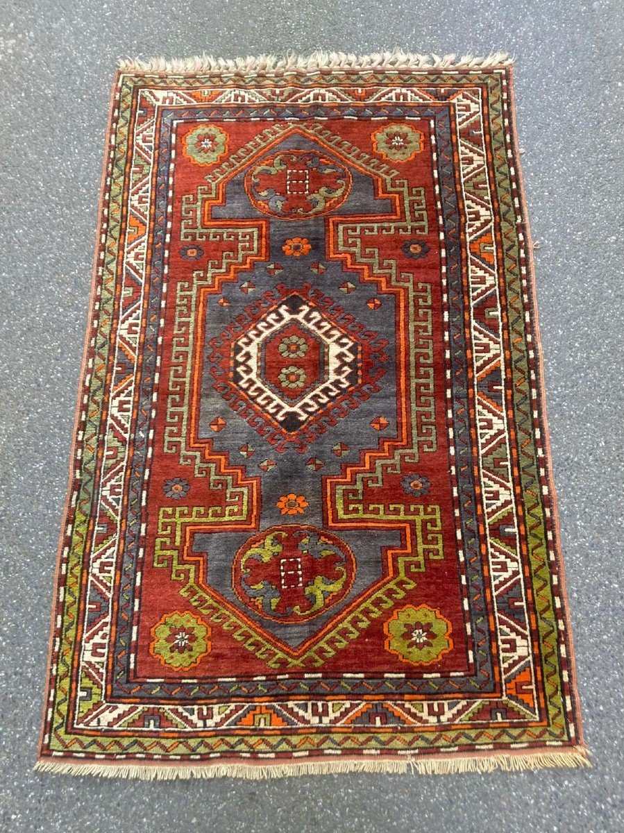 Kazakh Rug. Circa 1930. 255 X 150 Cm-photo-7