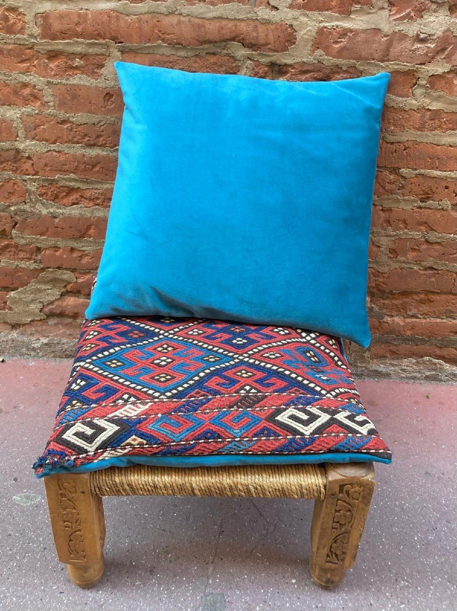 3 Pairs Of Cushions. Maffrash Shahsavan. 19th Century. Velvet-photo-3